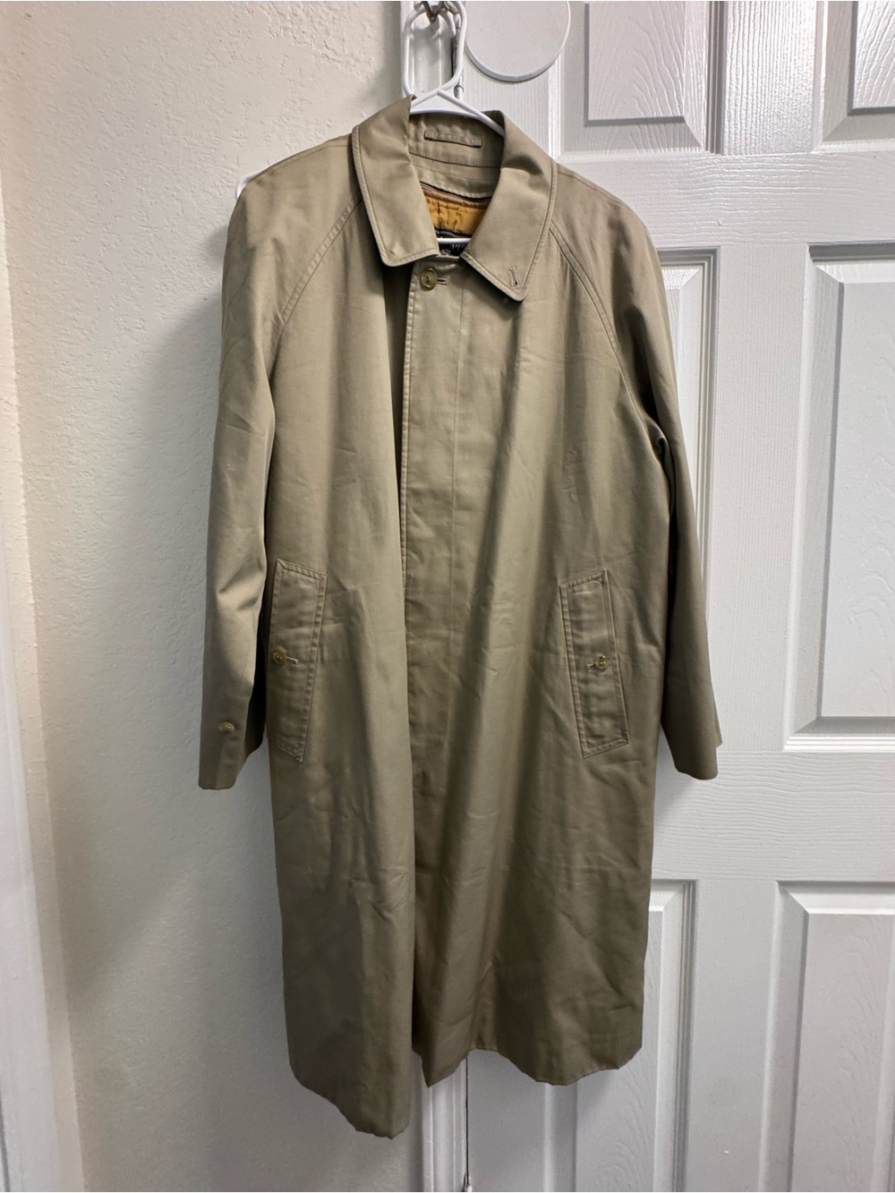Vintage Burberrys Men’s Long Raincoat / Trench Coat